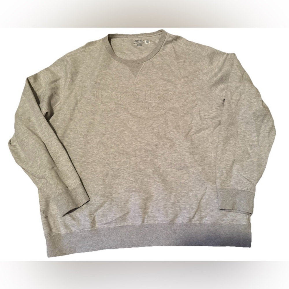 Polo Gray Crewneck Sweatshirt